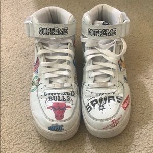 SUPREME X NBA X AIR FORCE 1 MID 07 'WHITE'